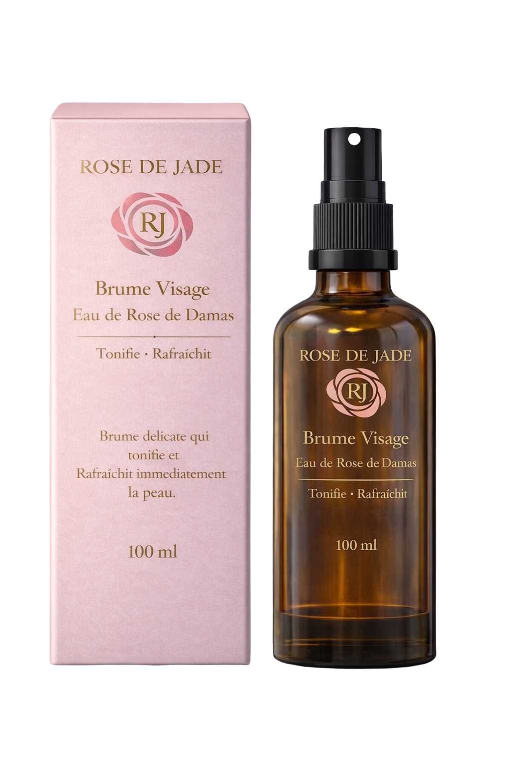 Brume Visage à la Rose de Damas – Hydratation et Fraîcheur